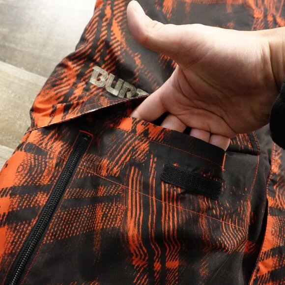 Burton Arctic Jacket Men’s Large Red Black Snowboard Ski Coat - Picture 8 of 16